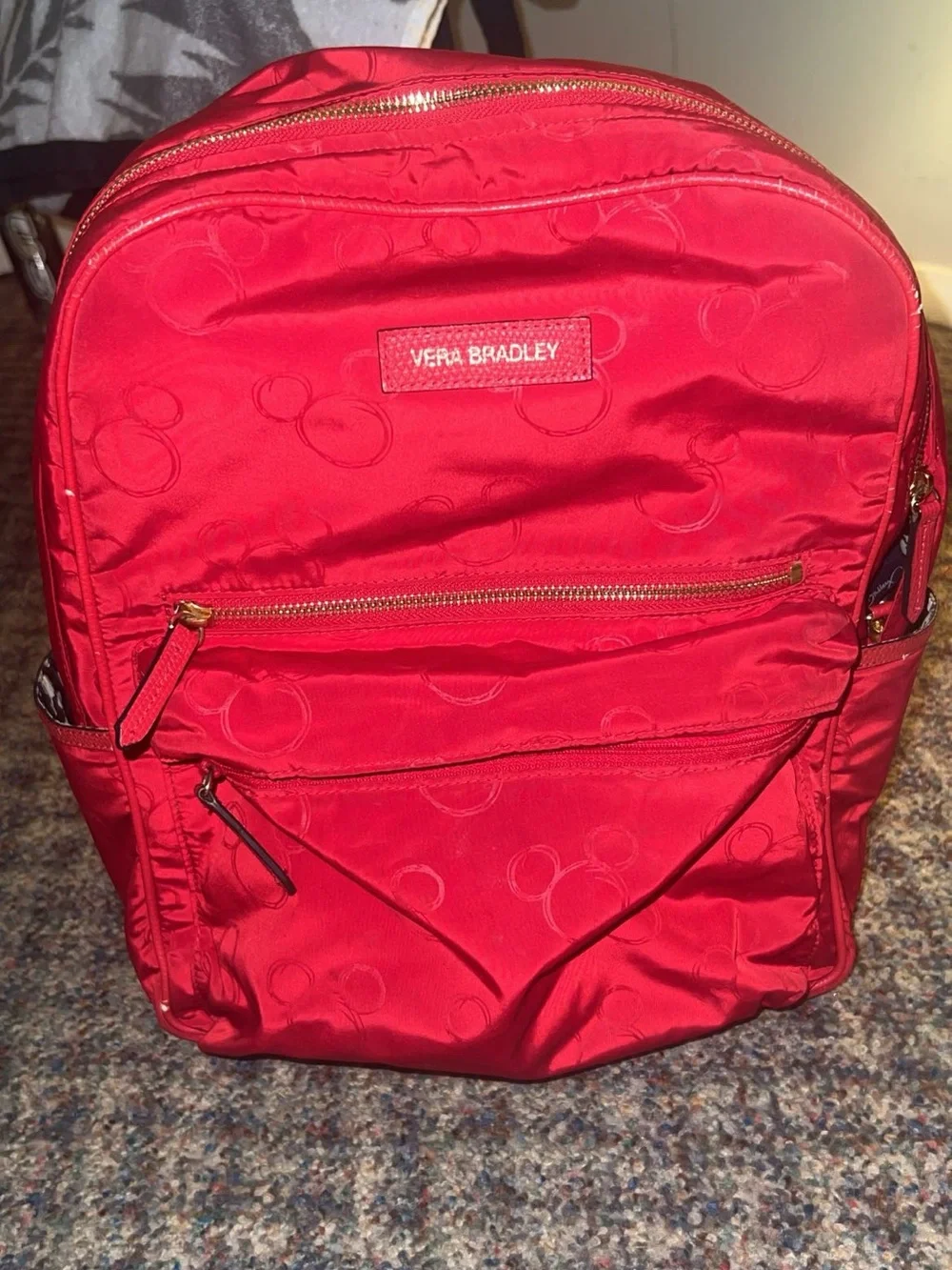 Vera Bradley Disney Mickey Mouse preppy poly backpack